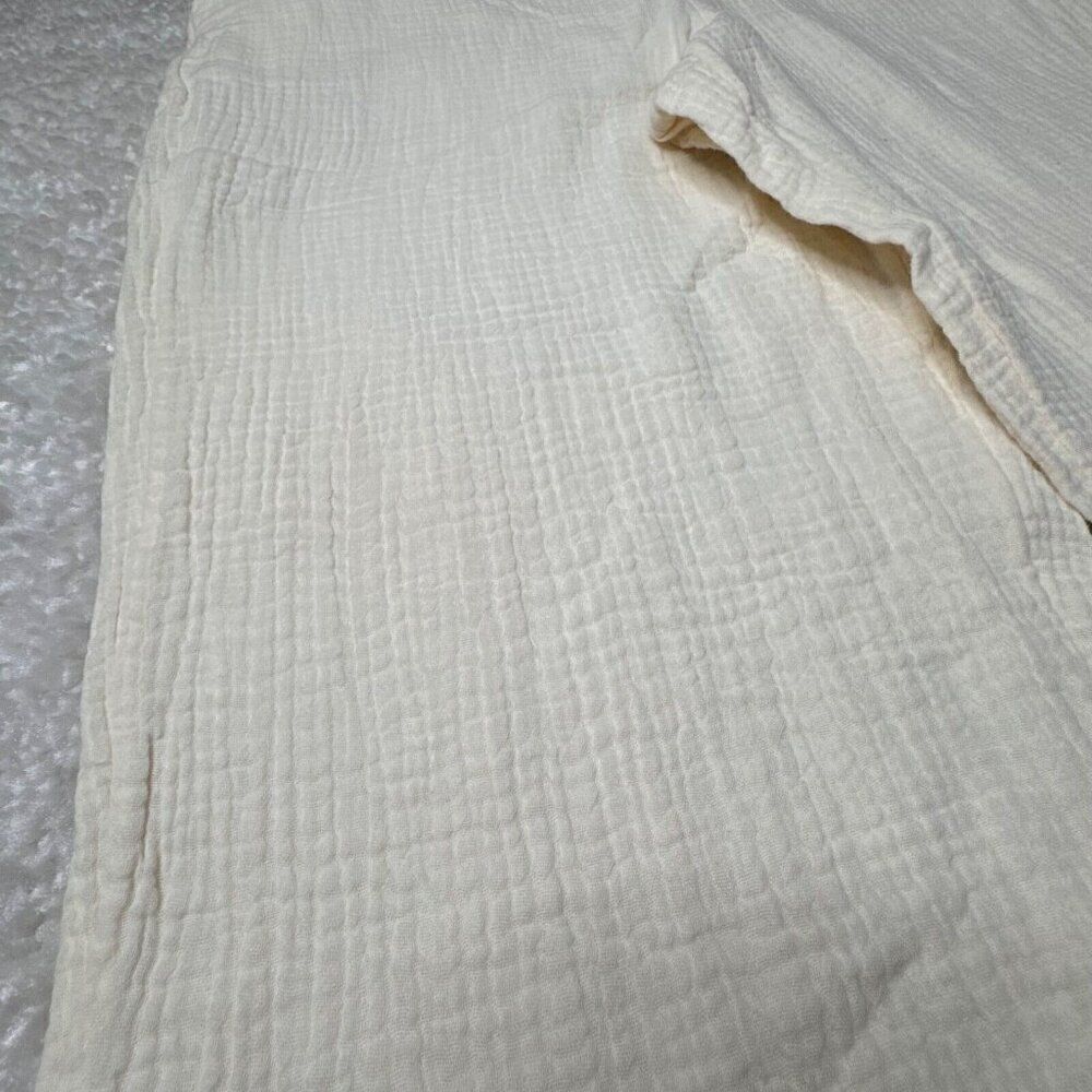Soft Surroundings Beach Bound Pull On Crop Pant Ivory NEW - Picture 7 of 10